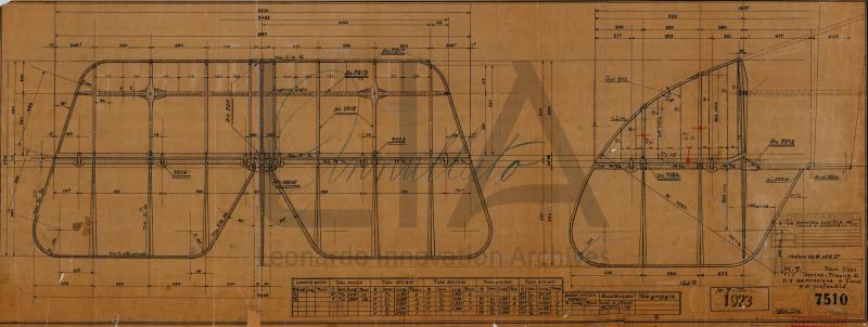 Nieuport Macchi - Idro M.7 - piano fisso e deriva