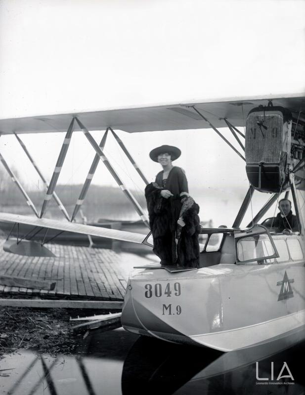 Nieuport Macchi - M.9 bis - matricola 3049 - sul Lago di Varese