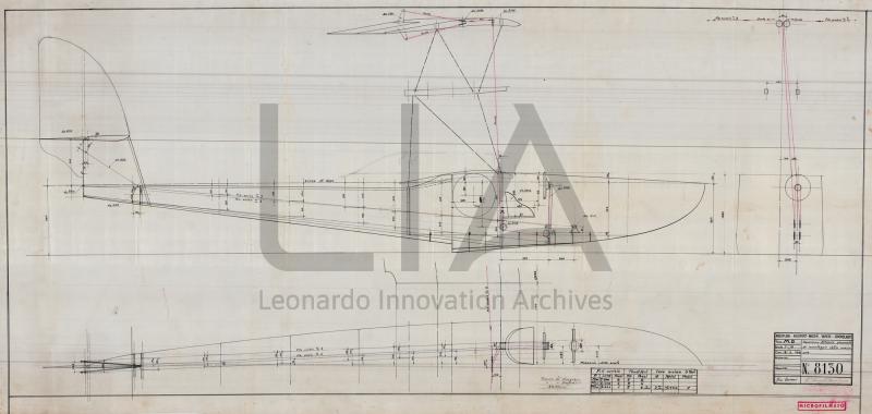 Nieuport Macchi - Idro M.8 - schema laterale