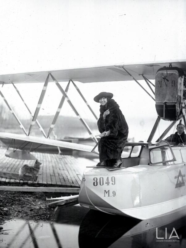 Nieuport Macchi - M.9 bis - matricola 3049 - sul Lago di Varese
