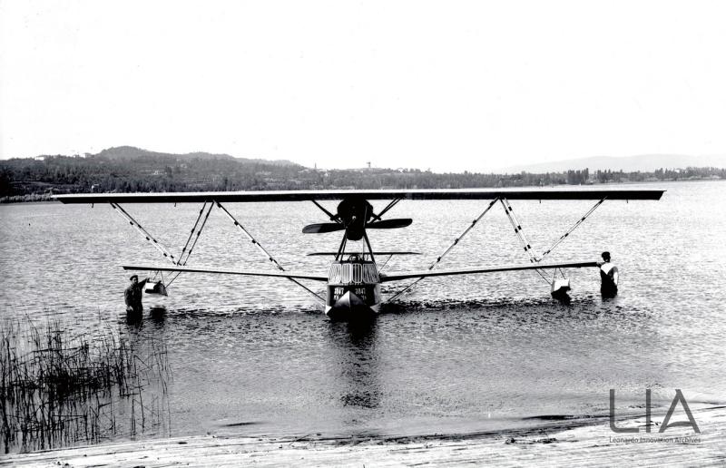 Nieuport Macchi - M.9 bis - matricola 3047 - sul Lago di Varese