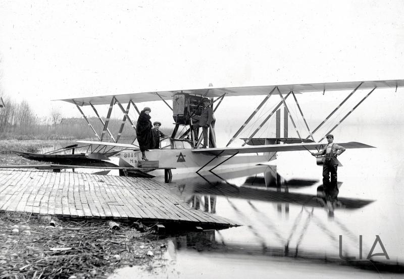 Nieuport Macchi - M.9 bis - matricola 3049 - sul Lago di Varese