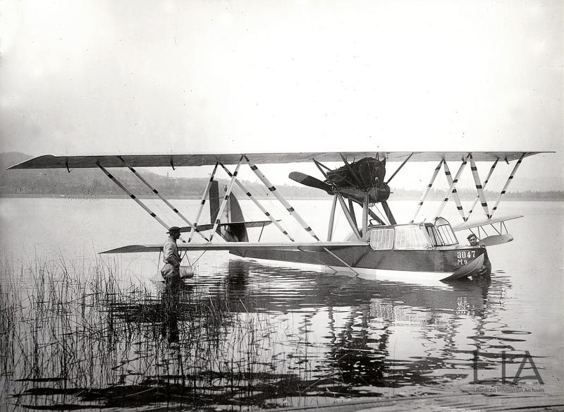 Nieuport Macchi - M.9 bis  matricola 3047 sul Lago di Varese