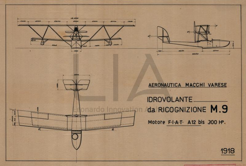 Nieuport Macchi - Idro M.9 - trittico