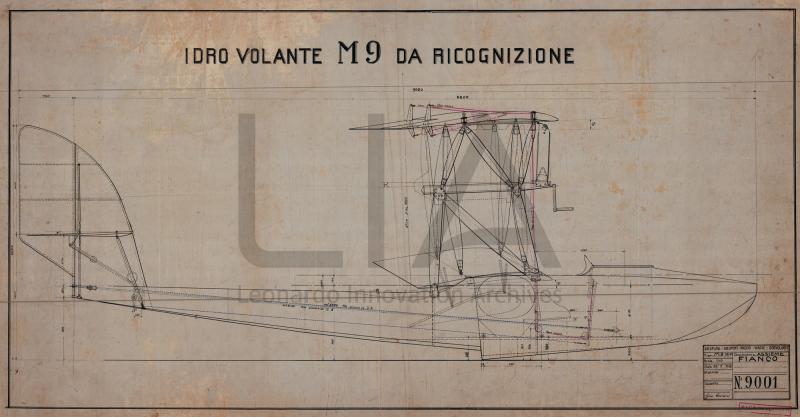 Nieuport Macchi - Idro M.9 - vista laterale