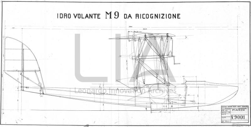 Nieuport Macchi - Idro M.9 - vista laterale (copia)