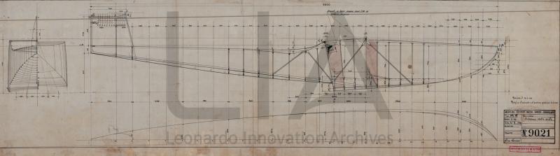Nieuport Macchi - Idro M.9 - schema scafo