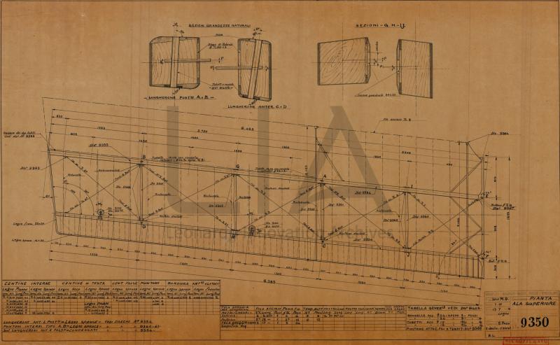 Nieuport Macchi - Idro M.9 - ala superiore