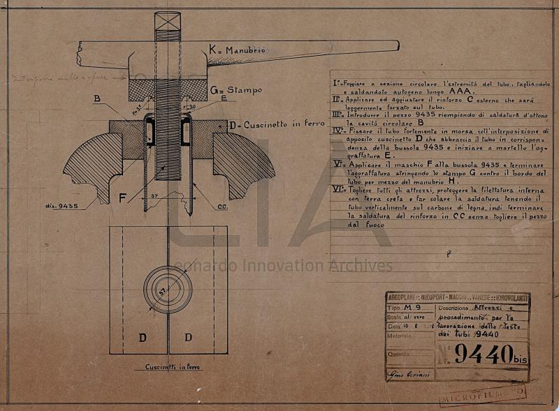 Nieuport Macchi - Idro M.9 - attrezzi