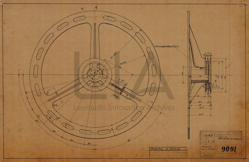 Nieuport Macchi - Idro M.9 - volantino comando