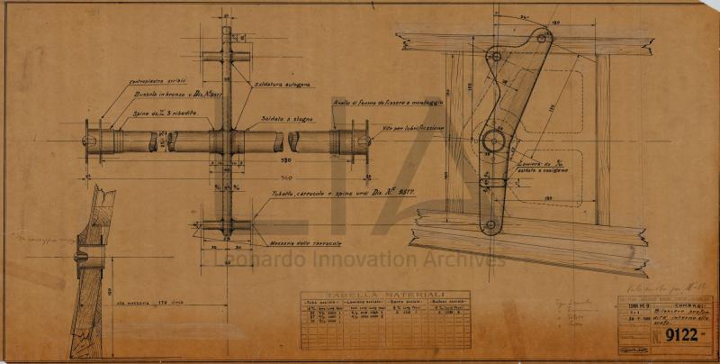 Nieuport Macchi - Idro M.9 - comandi bilanciere