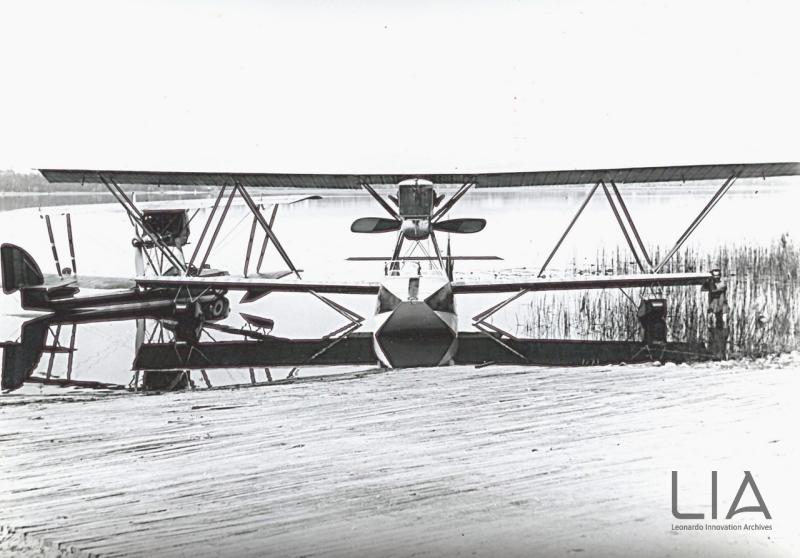 Nieuport Macchi - prototipo dell'M.12 alla Schiranna, sul lago di Varese