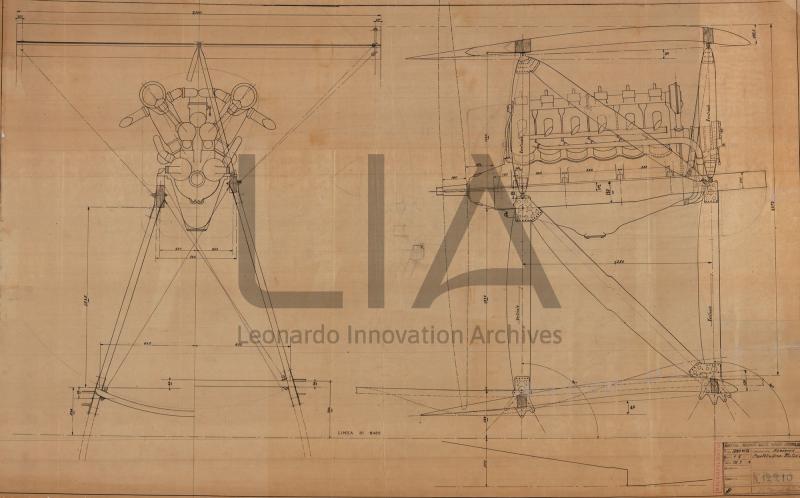 Nieuport Macchi - Idro M.12 - castellatura motore