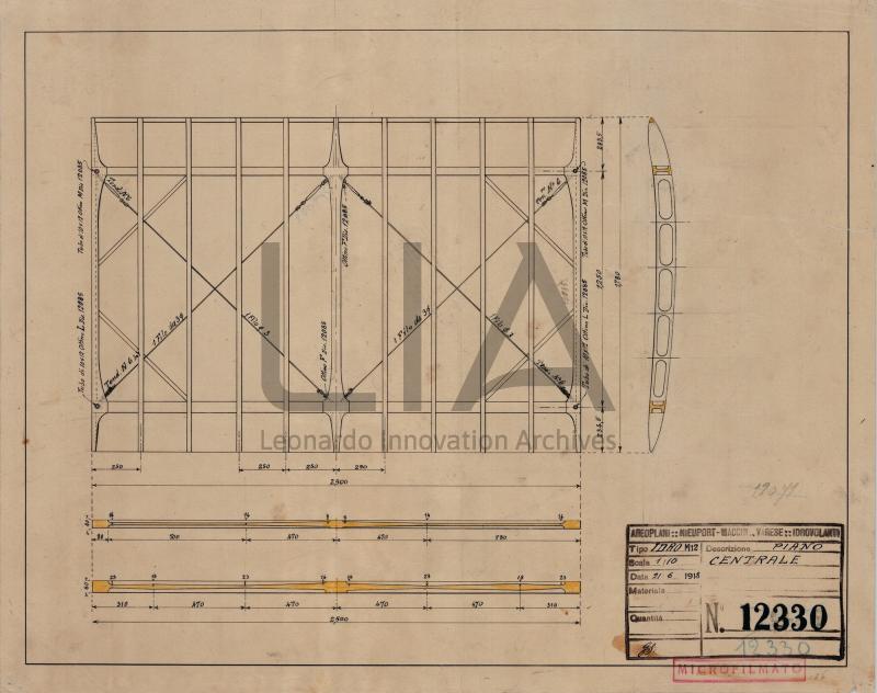 Nieuport Macchi - Idro M.12 - piano centrale