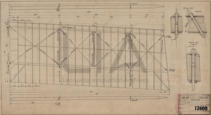 Nieuport Macchi - Idro M.12 - ala inferiore
