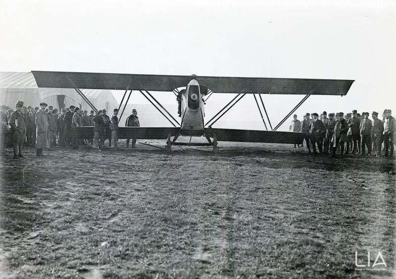 Nieuport Macchi - M.15 pronto al decollo a Malpensa