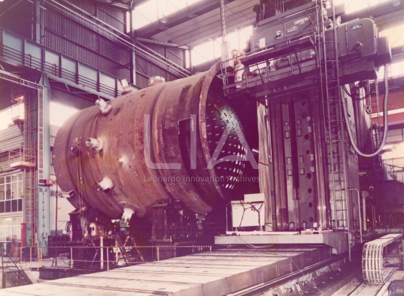 Centrale di Caorso - foratura parte inferiore vessel