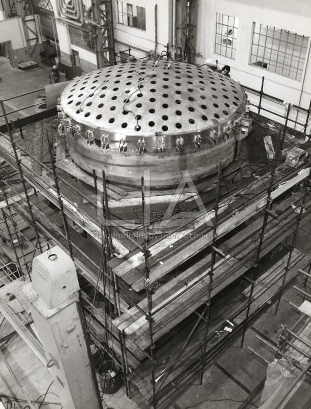 Centrale di Caorso - calotta del reattore