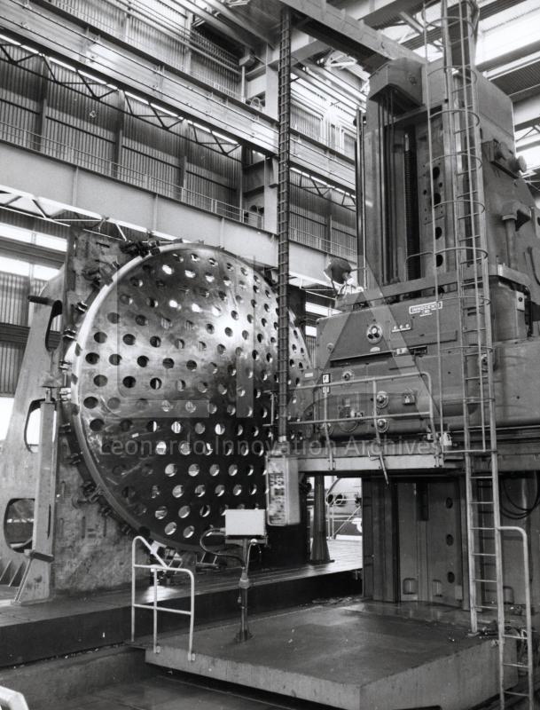 Centrale di Caorso - lavorazione calotta