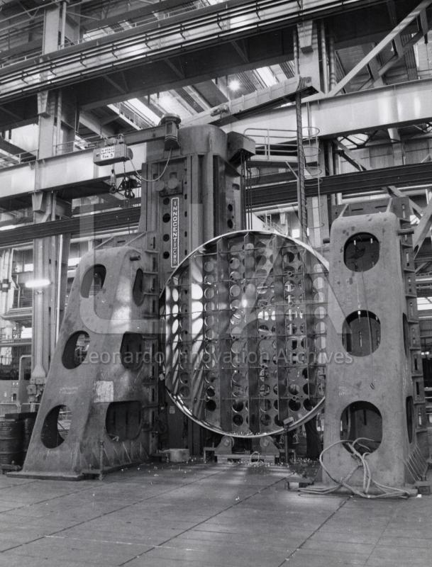 Centrale di Caorso - lavorazione della calotta