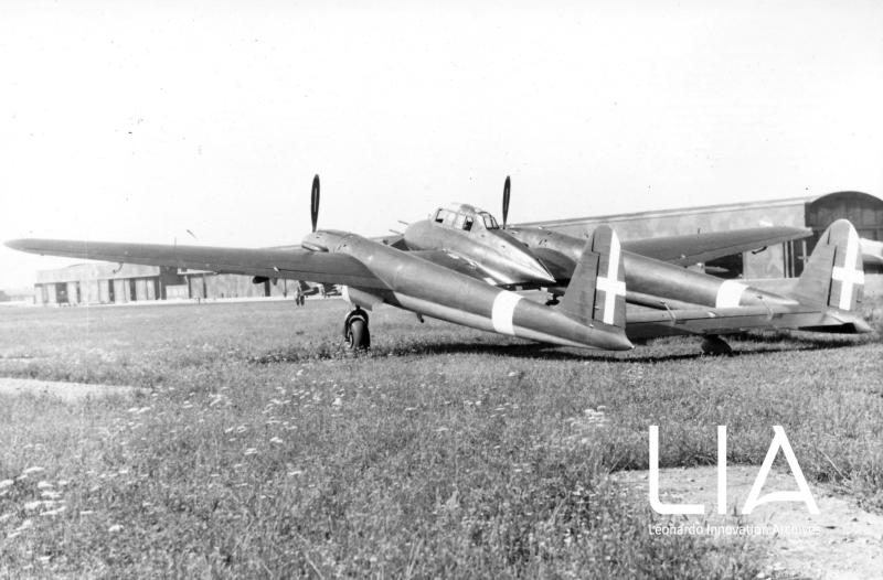 SM91 Pronto al decollo aeroporto di Vergiate