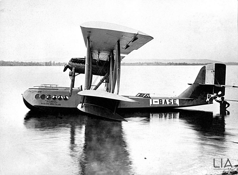 Nieuport Macchi - primo M.24 bis civile sul lago di Varese