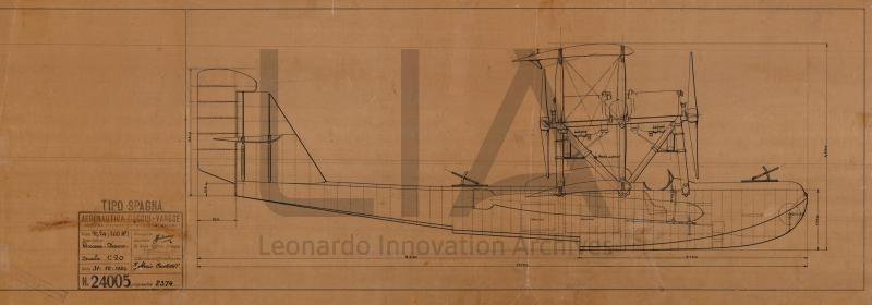 Idrovolante Macchi M.24 tipo Spagna - vista laterale