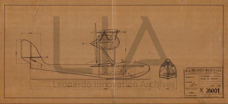 Idrovolante Macchi M.26 - vista laterale