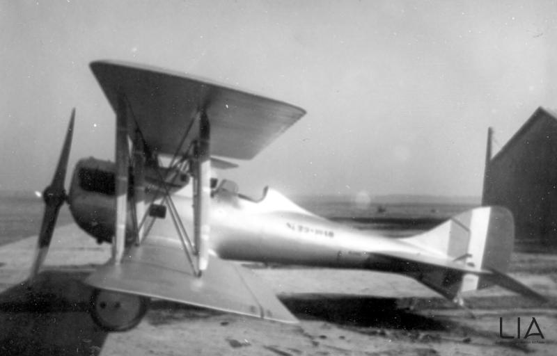 Velivolo terrestre Nieuport-Macchi - M.29 sul Campo di volo a Malpensa (Varese)