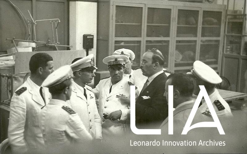 Ing. Marchetti con una commissione militare