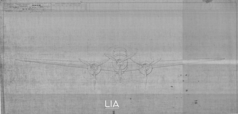 SIAI Marchetti - SM84 - Vista di fronte