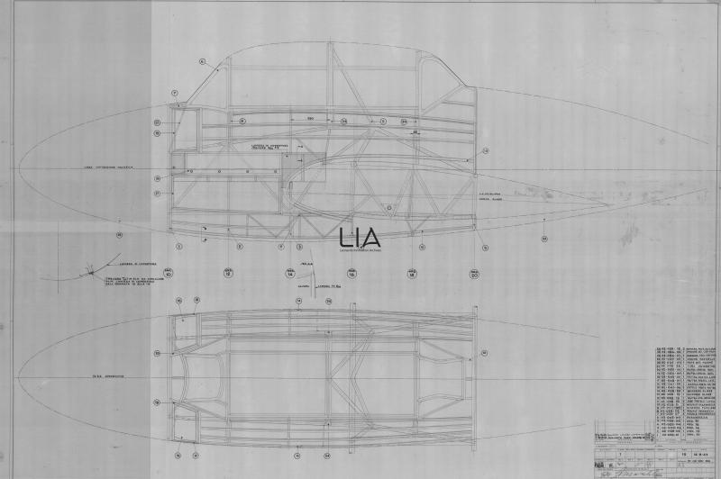 SIAI Marchetti - SM91 - Struttura navicella centrale