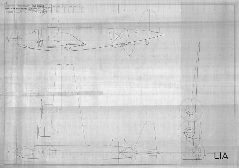 SIAI Marchetti - SM95 - Angoli di tiro delle mitragliatrici