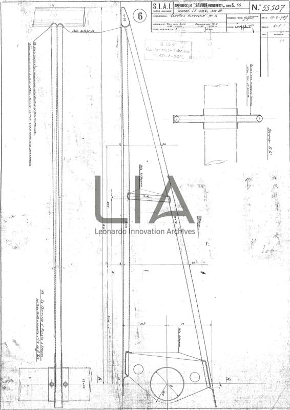 SIAI Marchetti - S.55 - Cerniera alettone n. 4
