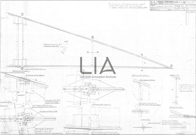 SIAI Marchetti - S.55 - Struttura centina codino (con cerniera)