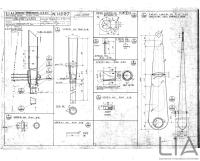 SIAI Marchetti - S.55 - Leva comando timone direzione laterale