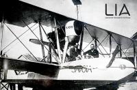 F. De Pinedo  su S16 ter con il motorista Campanelli