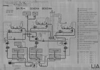 SIAI Marchetti - SM76 - Schema circolazione benzina