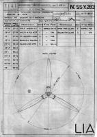 SIAI Marchetti - Eliche -  Elica metallica tripale propulsiva sinistra diam. 3170