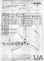 SIAI Marchetti - Eliche - Elica metallica tripale trattiva destra diam. 3400