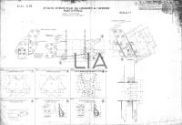 SIAI Marchetti - S.55 - Attacco interno scafi sul lungherone n. 1 inferiore piano centrale