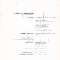 Cariche sociali per l'esercizio 1956-57