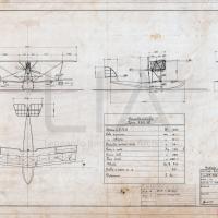 Nieuport Macchi - Idro M.7 bis - Motore Isotta Fraschini V6 - tre viste