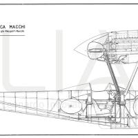 Aeronautica Macchi - Idrovolante da corsa M.33 - Motore Curtiss D 12 - Assieme vista longitudinale