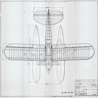 Aeronautica Macchi - Idro M.39 - Assieme vista in pianta