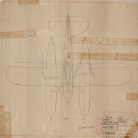 Aeronautica Macchi - Idro M.39 - Assieme vista in pianta