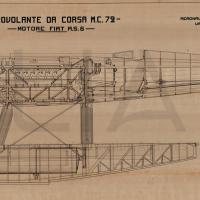 Aeronautica Macchi - Idro MC.72 - Assieme con vista laterale