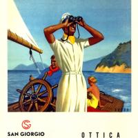 San Giorgio - pubblicità per apparecchiature ottiche