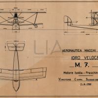 Nieuport Macchi - Idro M.7 - Motore Isotta Fraschini 240HP - Trittico
