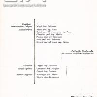 Cariche sociali per l'esercizio 1961-62